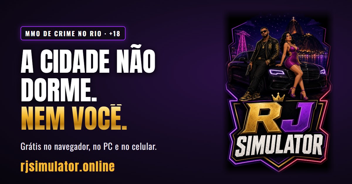RJ Simulator, MMO de crime no Rio de Janeiro